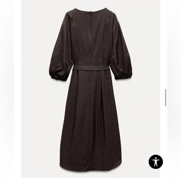 ZARA WOMAN COLLECTION Midi dress Size Medium NWT - Picture 8 of 12